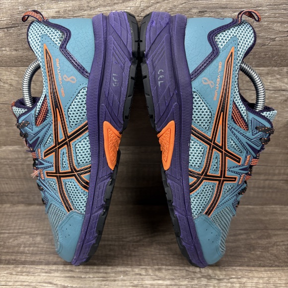 Asics Gel-Venture 8 Green Purple Womens US Size 7.5 EUR 39 Running Shoes - Picture 7 of 10